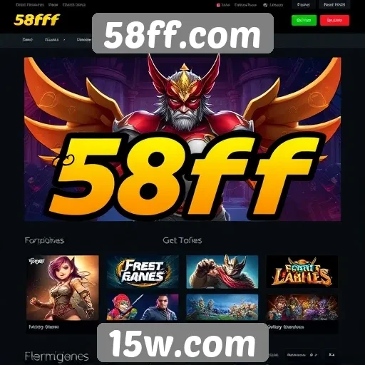 Como o 58ff.com se posiciona no mercado de jogos online